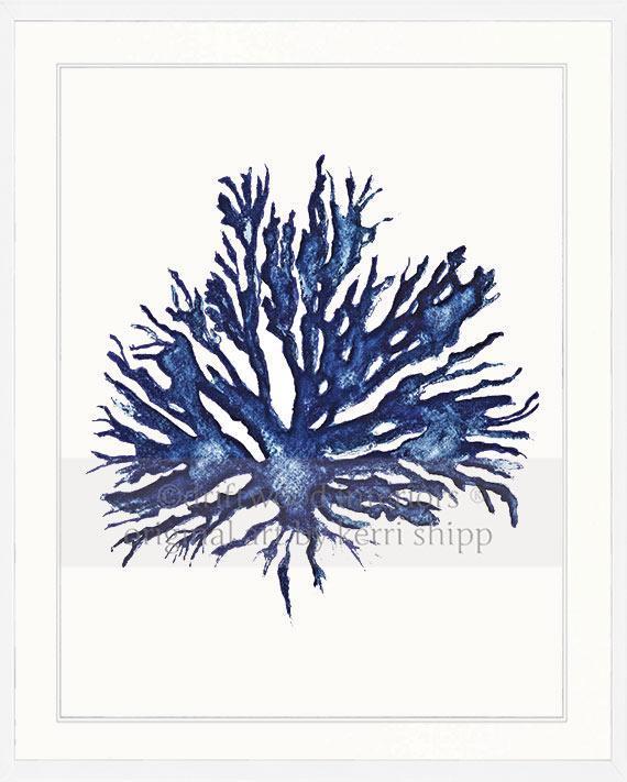 Sea Coral II in Denim - Driftwood Interiors