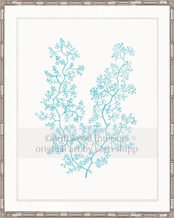 Sea Fern II in Turquoise