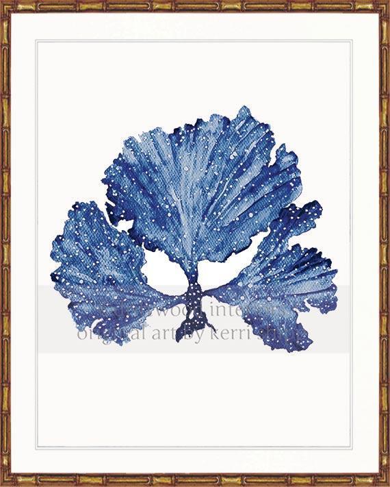 Seaweed II in Denim - Driftwood Interiors