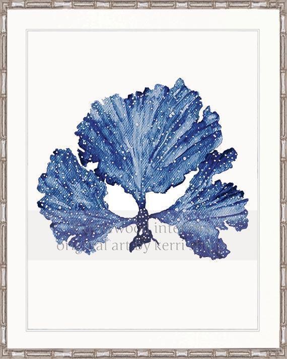 Seaweed II in Denim - Driftwood Interiors