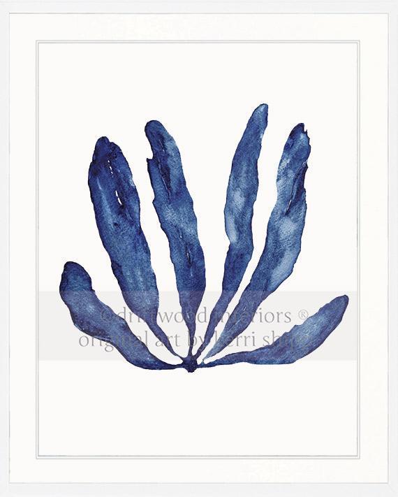 Seaweed III in Denim - Driftwood Interiors