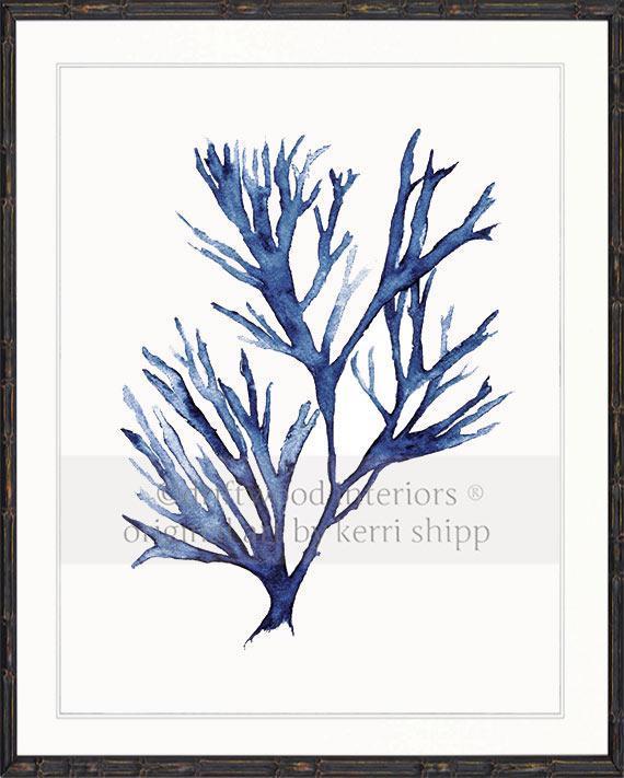 Seaweed V in Denim - Driftwood Interiors