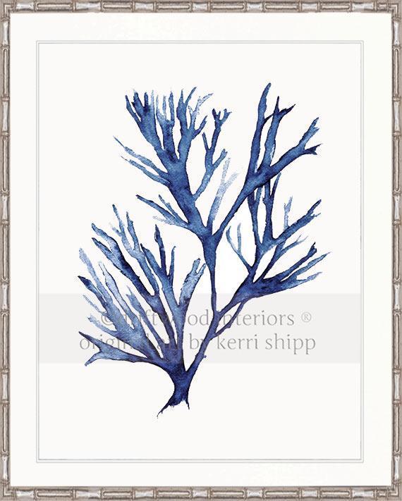 Seaweed V in Denim - Driftwood Interiors