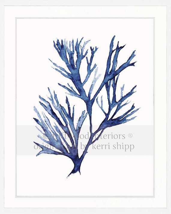 Seaweed V in Denim - Driftwood Interiors