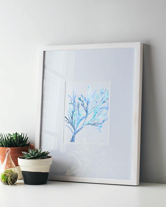 Seaweed VI in Aqua - Driftwood Interiors