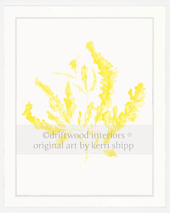 Seaweed in Marigold Yellow