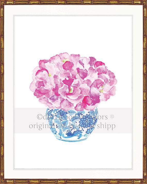 Sweet Peas in Vintage Blue - Driftwood Interiors