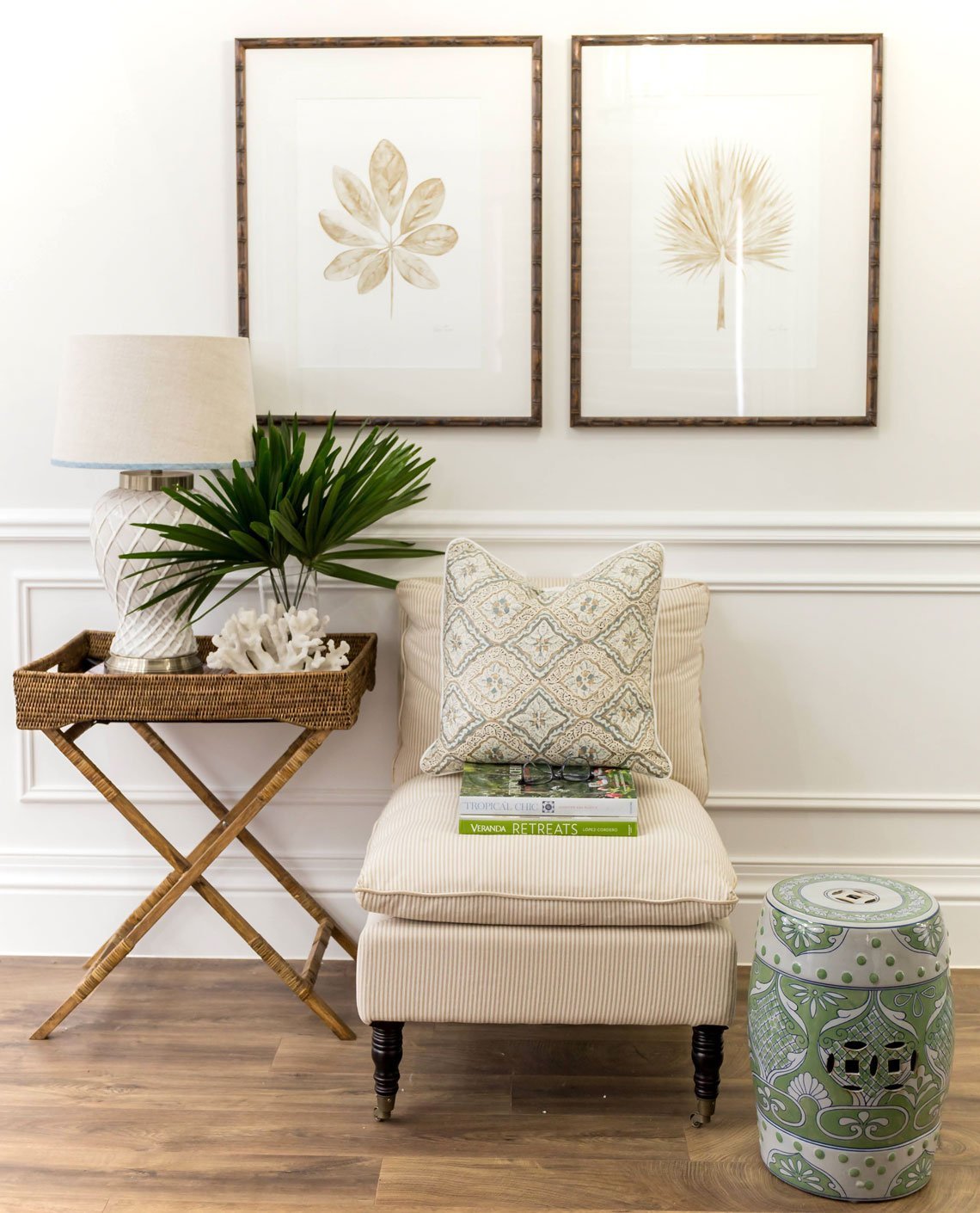 Fan Palm in Natural - Driftwood Interiors